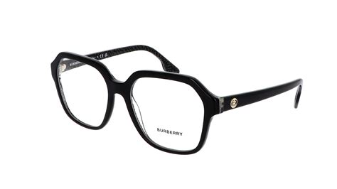 Lunettes de vue Burberry noires .